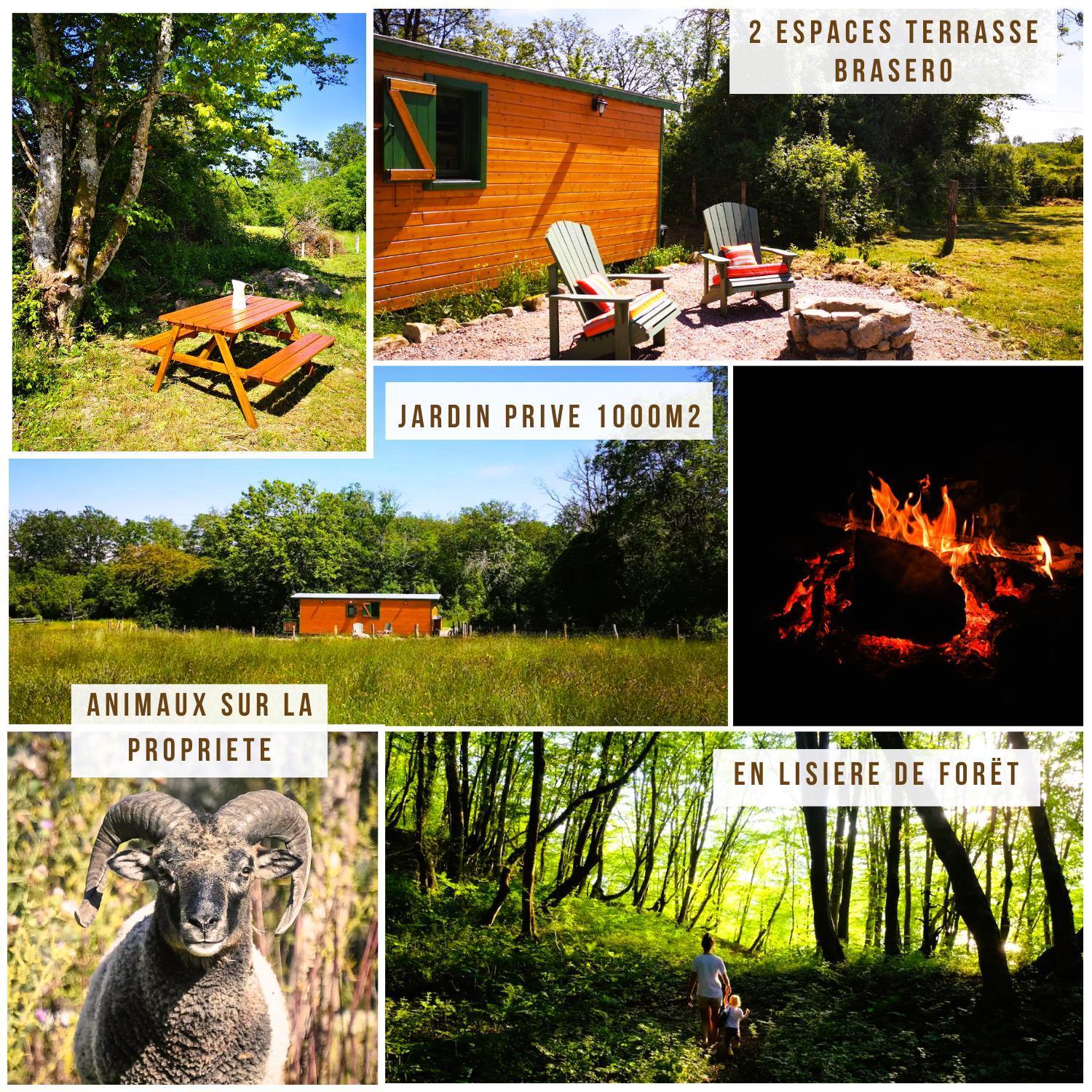 Roulotte & Foret - Evasion Boheme En Bourgogne Antully Exterior photo